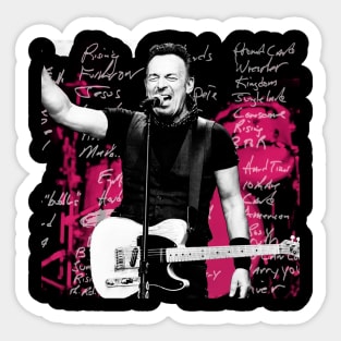 Springsteen's Hometown Glory Revival Sticker